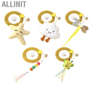 Allinit Hanging Kitten Toys  Hands Free Cute Interactive  Teaser with Bell for Home