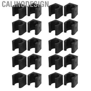 Calinodesign Pool Stick Clips Black Compact 1.4cm Billiards Cue Locating  Holder Easy Installation for Club