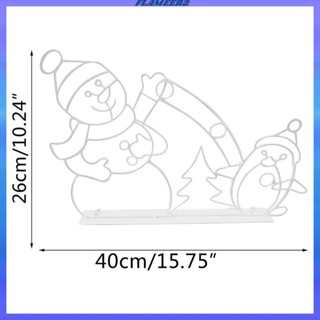 [Flameer2] สายไฟหิ่งห้อย รูปสโนว์บอล เรืองแสง สําหรับคริสต์มาส ฤดูหนาว กลางแจ้ง