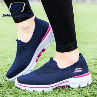 Skechers_ GOWALK ArchFit รองเท้าผ้าใบลําลอง ผ้าตาข่าย ระบายอากาศ ดูดซับแรงกระแทก เหมาะกับการวิ่งกลางแจ้ง สําหรับผู้ชาย และผู้หญิง