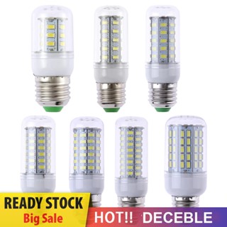 [Deceble.th] หลอดไฟ LED 220V-240V E27 SMD 5730 สว่างมาก สีขาว