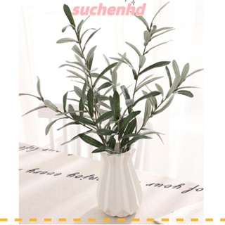 SUCHENHD กิ่งไม้มะกอกปลอม DIY ขนาด 70 ซม. สําหรับตกแต่งสวน ปาร์ตี้