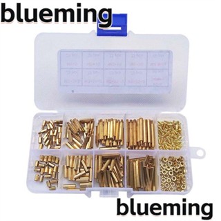 Blueming2 ชุดน็อตสกรูเมนบอร์ด หกเหลี่ยม ตัวผู้ ตัวเมีย ทองเหลือง M2 PCB สีทอง DIY 320 ชิ้น