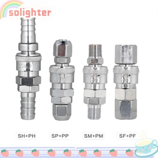 SOLIGHTER อุปกรณ์เชื่อมต่อท่อนิวเมติก PU 20 30 40 C Type SH PH SF PF SP PP SM PM สําหรับเครื่องอัดอากาศ