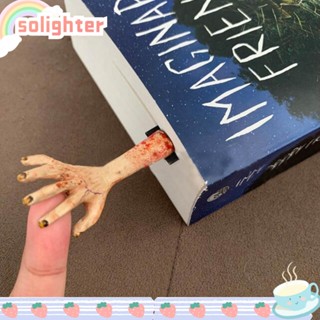 Solighter ที่คั่นหนังสือเรซิ่น รูปมือ บรรยากาศน่ากลัว สําหรับเด็กผู้ชาย