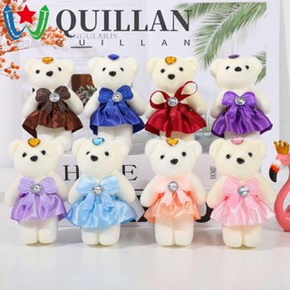 Quillan ตุ๊กตาหมีเท็ดดี้ โฟมนิ่ม ขนาดเล็ก 12 ซม. ของขวัญคริสต์มาส