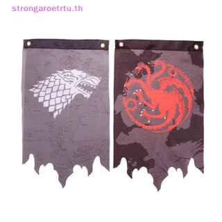 Strongaroetrtu แบนเนอร์ ลาย A Song Of Ice And Fire สําหรับตกแต่งบ้าน บาร์ ห้องนั่งเล่น