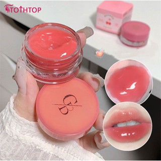 Gegebear Filling Jam ลิปกลอสแต่งหน้า Student Lip Glaze ลิปกลอส Mirror Water Light ราคาถูกลิปสติก Lip Care [TOP]