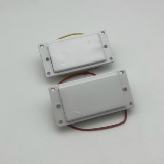 ปิ๊กอัพกีตาร์ Alnico 5 Humbucker Pickups คอสะพานโลหะ สีขาว