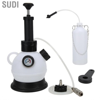 Sudi Brake Bleeder Kit Manual Complete Fluid Pump 30psi One Way Siphon Professional 2L Fuel Tank for European Vehicles