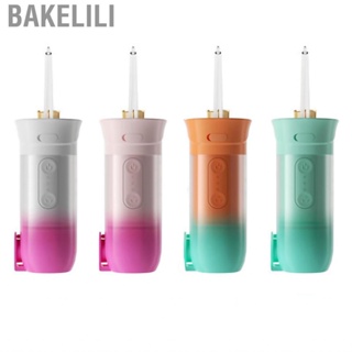 Bakelili Electric  Irrigator 3 Gears 360 Degrees Rotation 200ml Water Tank Scalable Dental Oral Cleaner