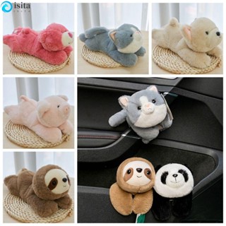 Isita สร้อยข้อมือตุ๊กตาหมีแพนด้า หมีสีชมพู พร้อมห่วงวงกลม สีแดง แพนด้าน่ารัก แพนด้า แมว หมู และหมู และสล็อต นุ่ม ของขวัญปีใหม่
