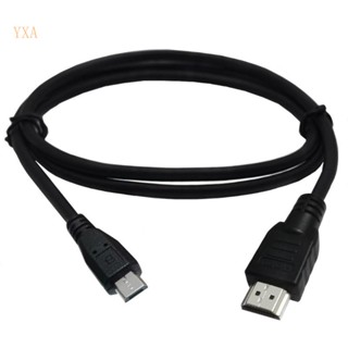 Yxa เป็น Micro USB 5P สายเคเบิล 1 เมตร Micro USB เป็นสายเคเบิลอะแดปเตอร์ ตัวผู้ สายชาร์จข้อมูล แปลงสายเคเบิล