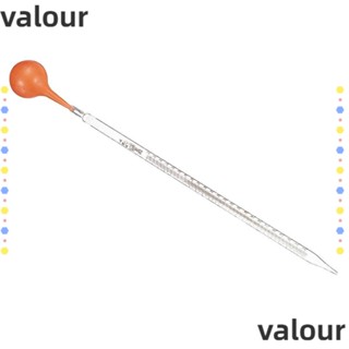 Valour ชุดปิเปตต์หยด แก้วบอโรซิลิเกต ปลอดสารพิษ 25 มล. สําหรับห้องแล็บ เคมี