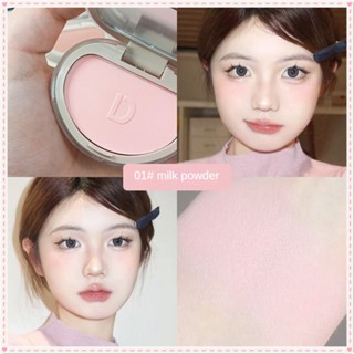 Daimanpu Monochrome Blush Powder Matte Nude Milk สีชมพูสีส้ม Natural Rouge ง่ายต่อการสีเม็ดสีสูงติดทนนานนักเรียนหญิงแต่งหน้า JOYFEEL