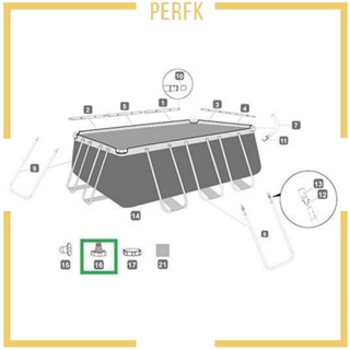 [Perfk] อะแดปเตอร์ท่อระบายน้ํา P6H1419 ทนทาน แบบเปลี่ยน สําหรับสระว่ายน้ํา