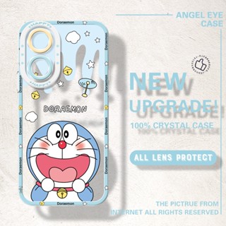 เคสโทรศัพท์มือถือแบบนิ่ม ใส กันรอยกล้อง ลายโดราเอมอนน่ารัก สําหรับ OPPO A16s A31 A32 A33 A35 A36 A5 A52 A53 A53s