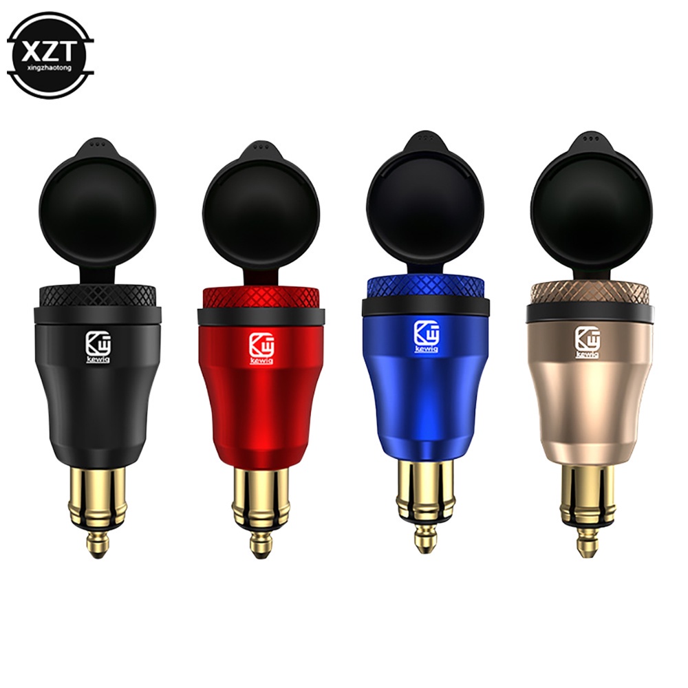 เครื่องชาร์จ USB 18W PD Type-C QC 3.0 อะแดปเตอร์ชาร์จเร็ว HELLA DIN ซ็อกเก็ต/BMW Ducati Triumph รถจักรยานยนต์