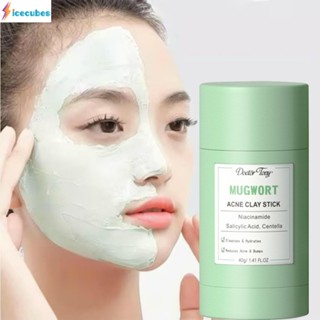 Dorctor Tony Acne Cleansing Clay Mask Stick Oil Control ทำความสะอาดผิวหน้าลึก Pore Minimizer Balm Stick ICECUBES