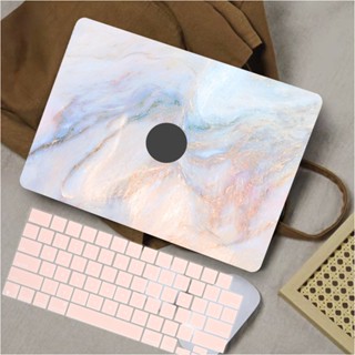 ใหม่ เคสพิมพ์ลายครีม พร้อมฝาครอบคีย์บอร์ด สําหรับ Macbook Air M1 A2337 2179 Macbook Air M2 chip A2681 2020 Pro 13 M2 A2338 A1706 A1989 2023