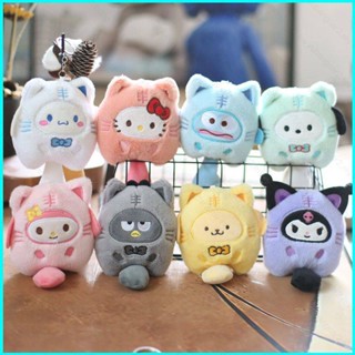 พวงกุญแจ จี้ตุ๊กตาการ์ตูน Sanrio Cat Cinnamoroll Kuromi Melody KT ของเล่นสําหรับเด็ก