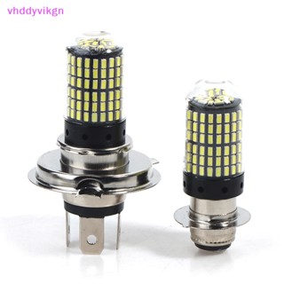 Vhdd หลอดไฟหน้ารถจักรยานยนต์ LED H4 H6 Hi Lo beam 144SMD