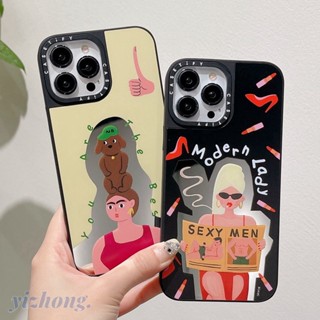 เคสโทรศัพท์มือถือ TPU นิ่ม กันรอย กันตก ป้องกัน แบบสร้างสรรค์ สไตล์โมเดิร์น สําหรับ iPhone 11 14 13 Pro Max 12 12Pro