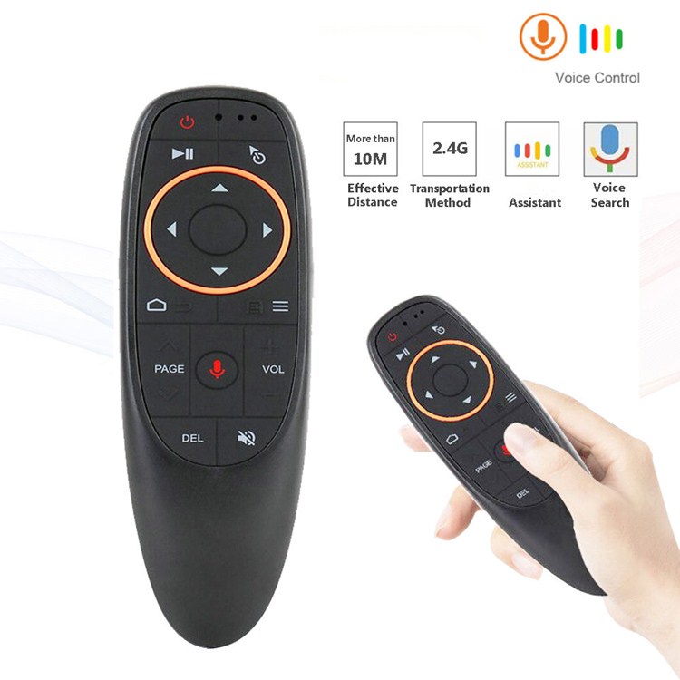 G10S g-sensor air mouse รีโมทคอนโทรลพร้อมฟังก์ชั่นเสียง 2.4GHz Wireless G10 Fly Air Mouse สําหรับกล่