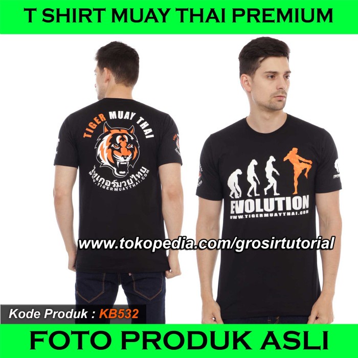 Promo Kaos MuayThai, Baju MuayThai, T Shirt Muay Thai Terlaris KB532 - M