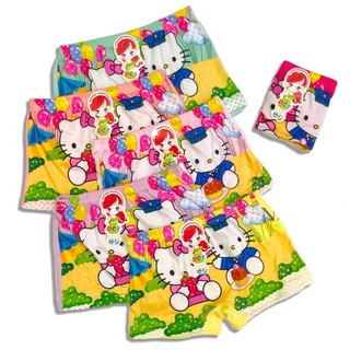 6Pieces Girl's Cartoon Character Shorts Boyleg Underwear For Kid 2-10yrs