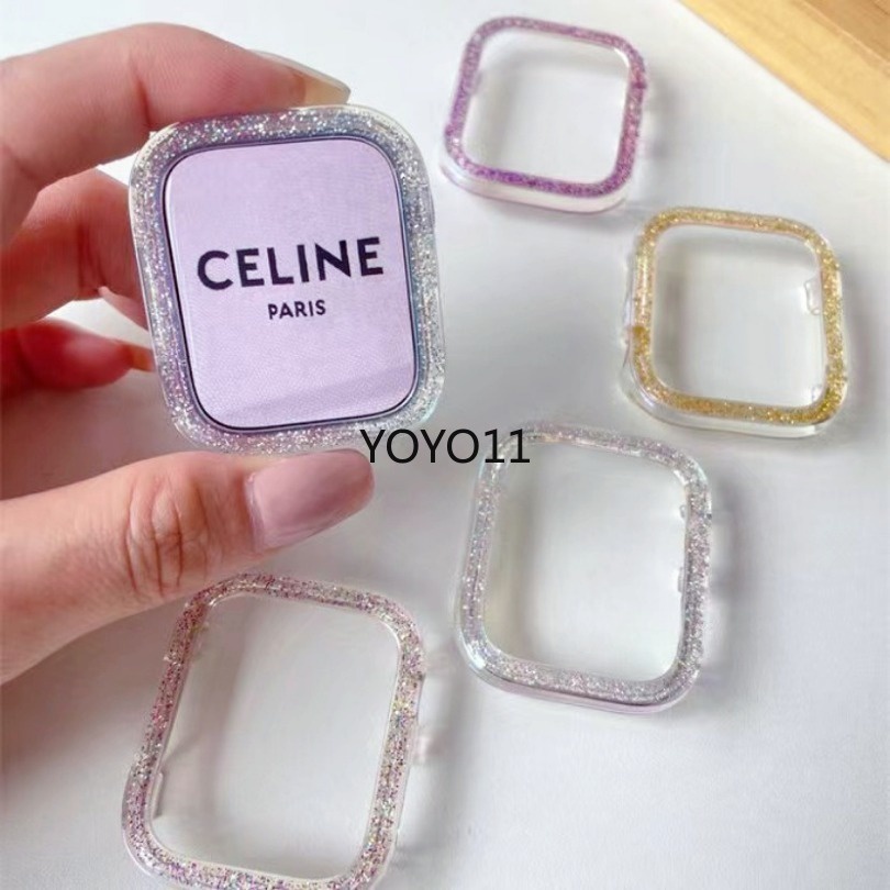 Bling เคสนาฬิกาข้อมือ กรอบกลวง 49 มม. สําหรับ Apple Watch case iwatch Series 9 8 7 6 5 4 3 Ultra 2