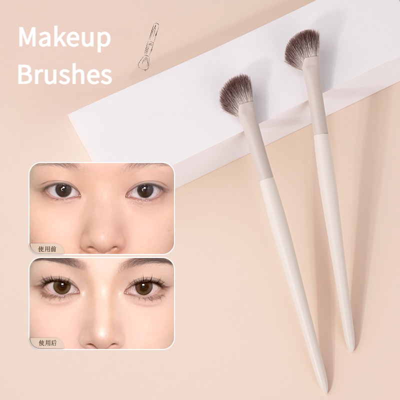 แปรงแต่งหน้า ขนสัตว์ กึ่งพัด ขนจมูก อายแชโดว์ ขนสัตว์ ไฮไลท์ คอนทัวร์ แปรงแต่งหน้า