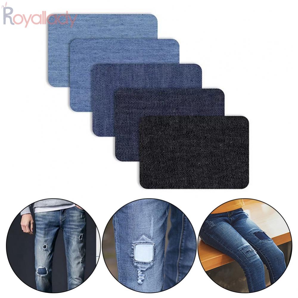 แผ่นแพทช์ความร้อน DIY สําหรับซ่อมแซมกางเกงยีน กางเกง กระเป๋า 1 ชิ้น