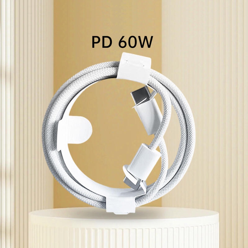 Pd สายชาร์จ Type C เป็น Type C 60W ชาร์จเร็ว สําหรับ i-Phone 15 Pro Max i(Pad USB C Xiaomi Samsung ราคา ถูกที่สุด ดีลบีเคเค แกลเลอรีภาพที่ 5