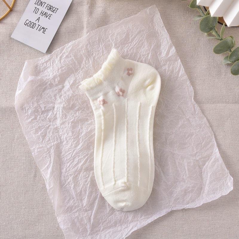 ฤดูร้อนใหม่ถุงเท้าผ้าฝ้ายผู้หญิงถุงเท้าเรือสไตล์วิทยาลัยญี่ปุ่น - รูปที่ 7