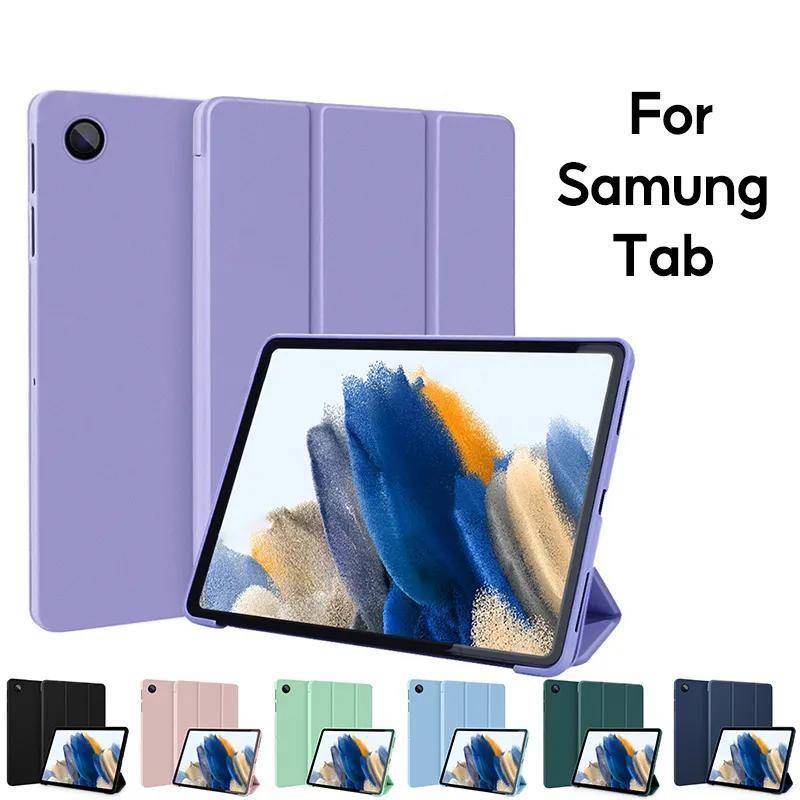 สําหรับ Samsung Tab A7 Lite A9 Plus S8 A8 S7 8.7 10.5 11 นิ้ว หรูหรา TPU แท็บเล็ต เคสอัจฉริยะ