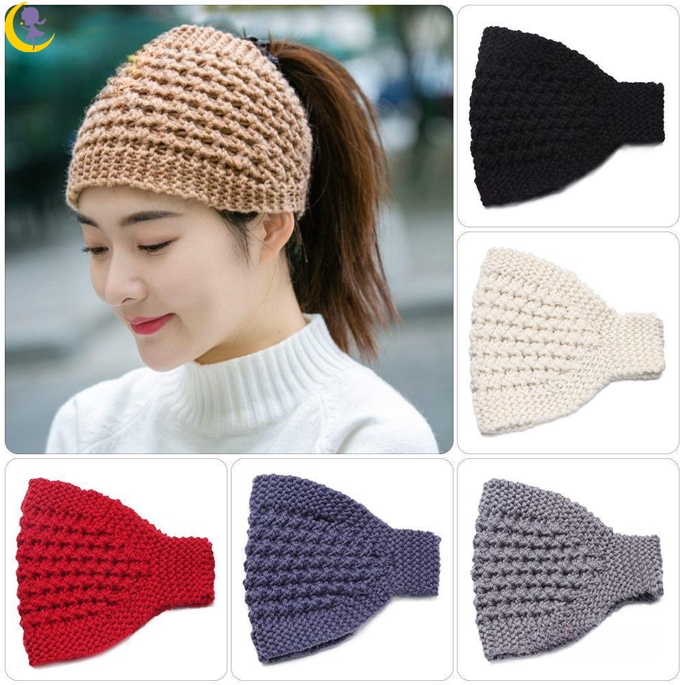 Women Warmers Hat Soft Stretch Head Wraps Winter Headbands Headwear Warm Scarf for Girls Pineapple Crochet Knitted Turban/Multicolor - YIDEA