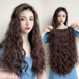 แฮร์พีชแบบแพ ลอนมาม่า ไหมนิ่ม กว้าง24cm ยาว40 50 60cm กิ๊บ4ตัว RenKin&Pursue