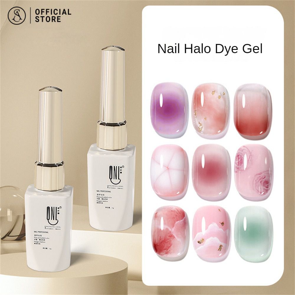 สีเจล สีทาเล็บเจล เจลเปื้อน ไล่ระดับสีหินอ่อนใสสไตล์ญี่ปุ่นบานสะพรั่ง กาวยาทาเล็บ