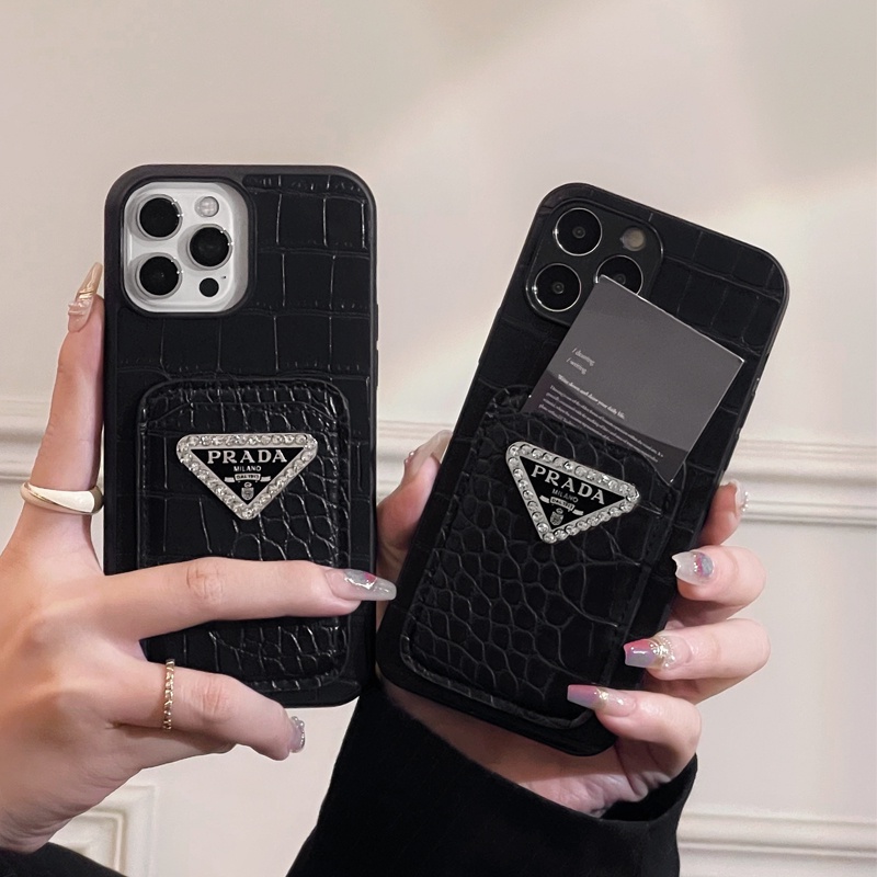 เคสโทรศัพท์มือถือแบบนิ่ม ลายหนังจระเข้ พร้อมช่องใส่บัตร หรูหรา สําหรับ iphone 15 14 13 12 11 Pro Max 15plus 14plus XsMax XR X Xs 6 6s 7 8 Plus SE 2020