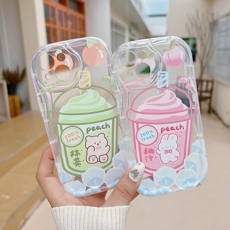 เคส Clear Redmi Note 13 12S 4G 12 Pro 5G 12C A1 A2 11S 11 10C 10 9T 9C 9A POCO X6 X5 M6 C65 Cute Wav
