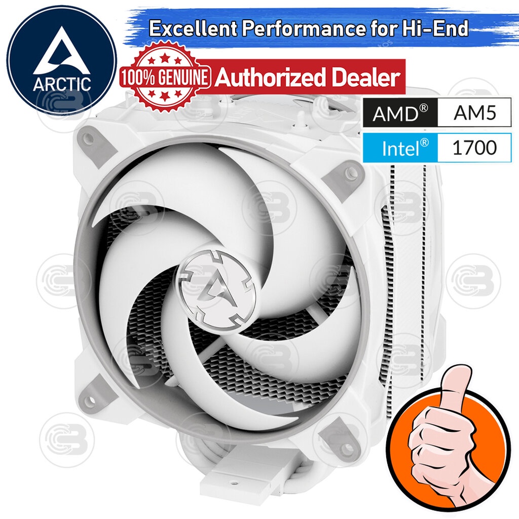 [CoolBlasterThai] Arctic Freezer 34 eSports DUO Tower CPU Cooler (Grey-WHITE) (LGA1700/AM5 Ready)