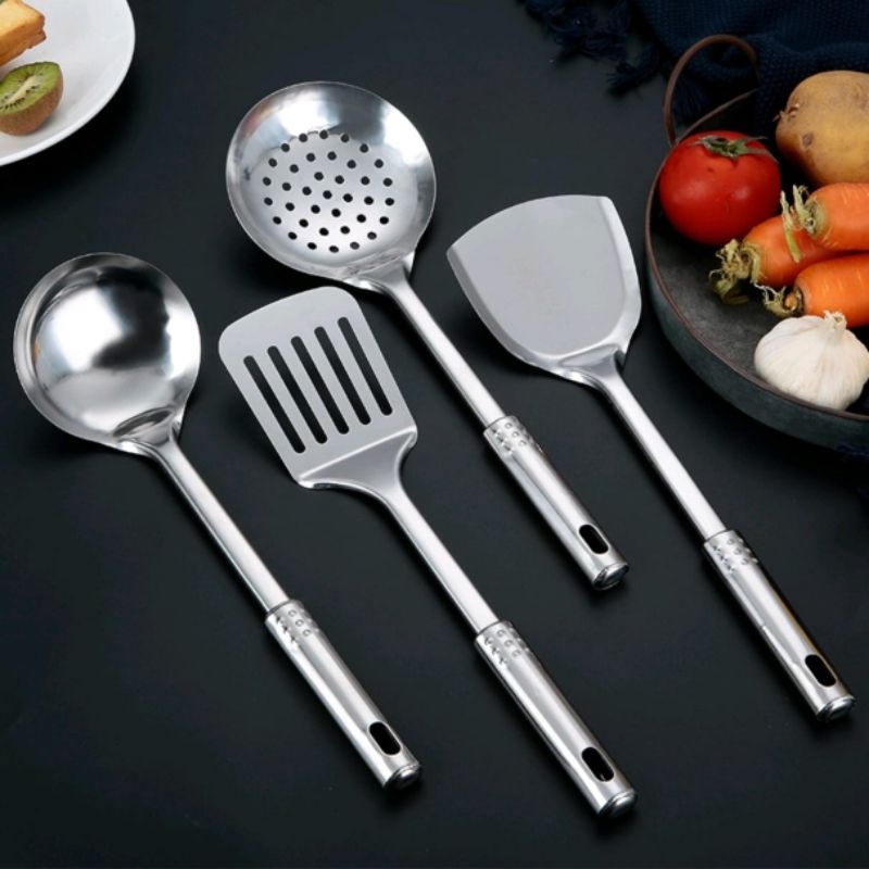 STAINLESS STEEL TURNER LADLE / SENDUK / SUDIP / TURNER / LADLE / SPATULA