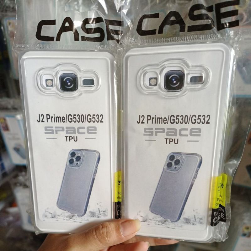 Clear Space Case Bening Samsung J2 Prime/G530/G532 เคสใสตัวป้องกันกล้อง