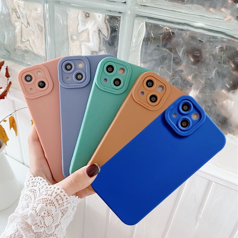 SOFTCASE PRO CAMERA OPPO A76 4G CANDY CASE MACAROON