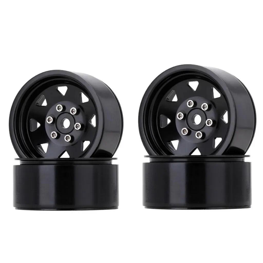 ขอบล้อโลหะ 1.9 นิ้ว 3 สไตล์ สําหรับรถไต่หินบังคับ 1:10 Axial SCX10 90046 TRX4 Redcat GEN8