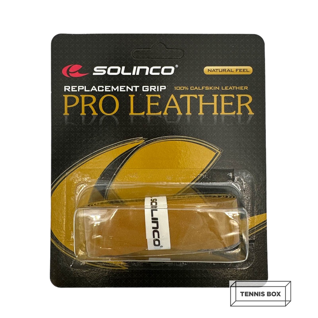 กริบ เทนนิส หนัง Solinco Pro Leather Replacement grip ของแท้ ส่งไว ผ้าพันด้าม tennis กริบใน กริบหนัง