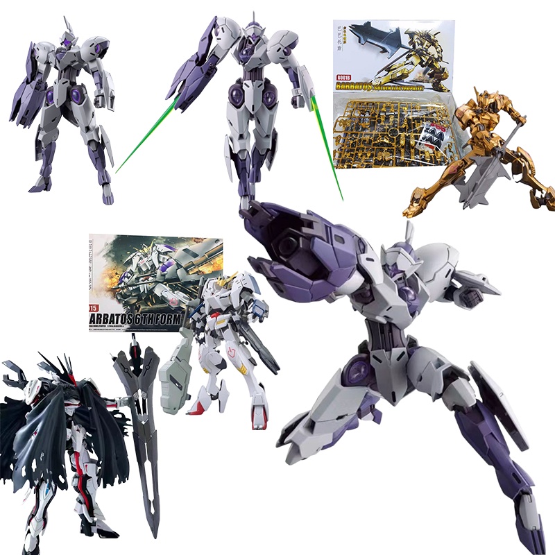 ชุดโมเดลฟิกเกอร์ กันดั้ม Michaelis Demon Judge Barbatos 6 Thform Hi Nu MHF-01 Load Astray Omega Barbatos Lupus Rex