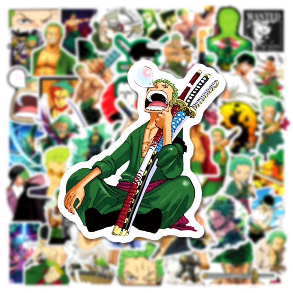 ❉ Roronoa Zoro Series 01 Stickers ❉ 50Pcs/Set DIY Fashion Waterproof Doodle Decals Stickers ราคา ถูกที่สุด ดีลบีเคเค แกลเลอรีภาพที่ 4