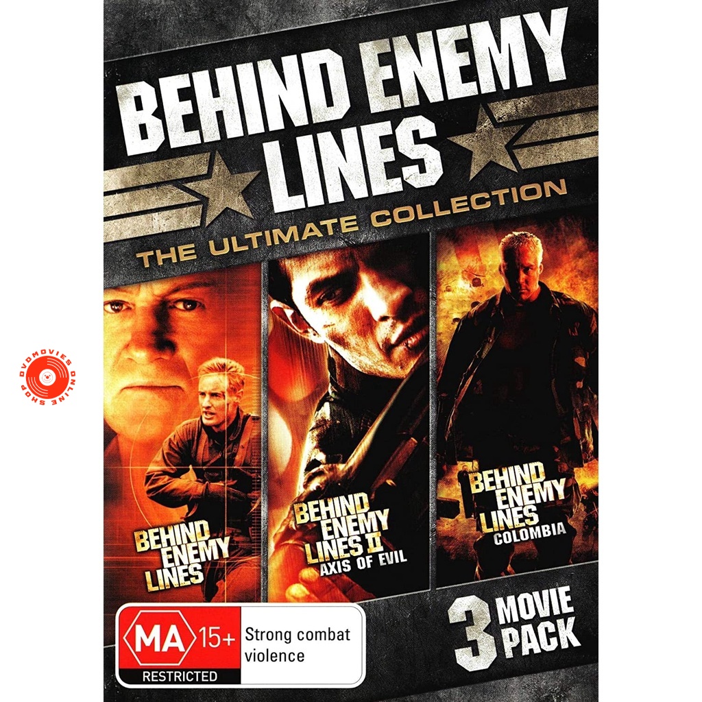DVD BEHIND ENEMY LINES บีไฮด์ เอนิมีไลน์ ภาค 1-3 DVD Master เสียงไทย (เสียง ไทย/อังกฤษ | ซับ ไทย/อังกฤษ (ภาค 3 เสียงไทย